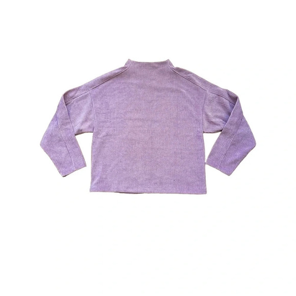 Madewell Striped Jacquard Funnelneck Top - Picture 2 of 6